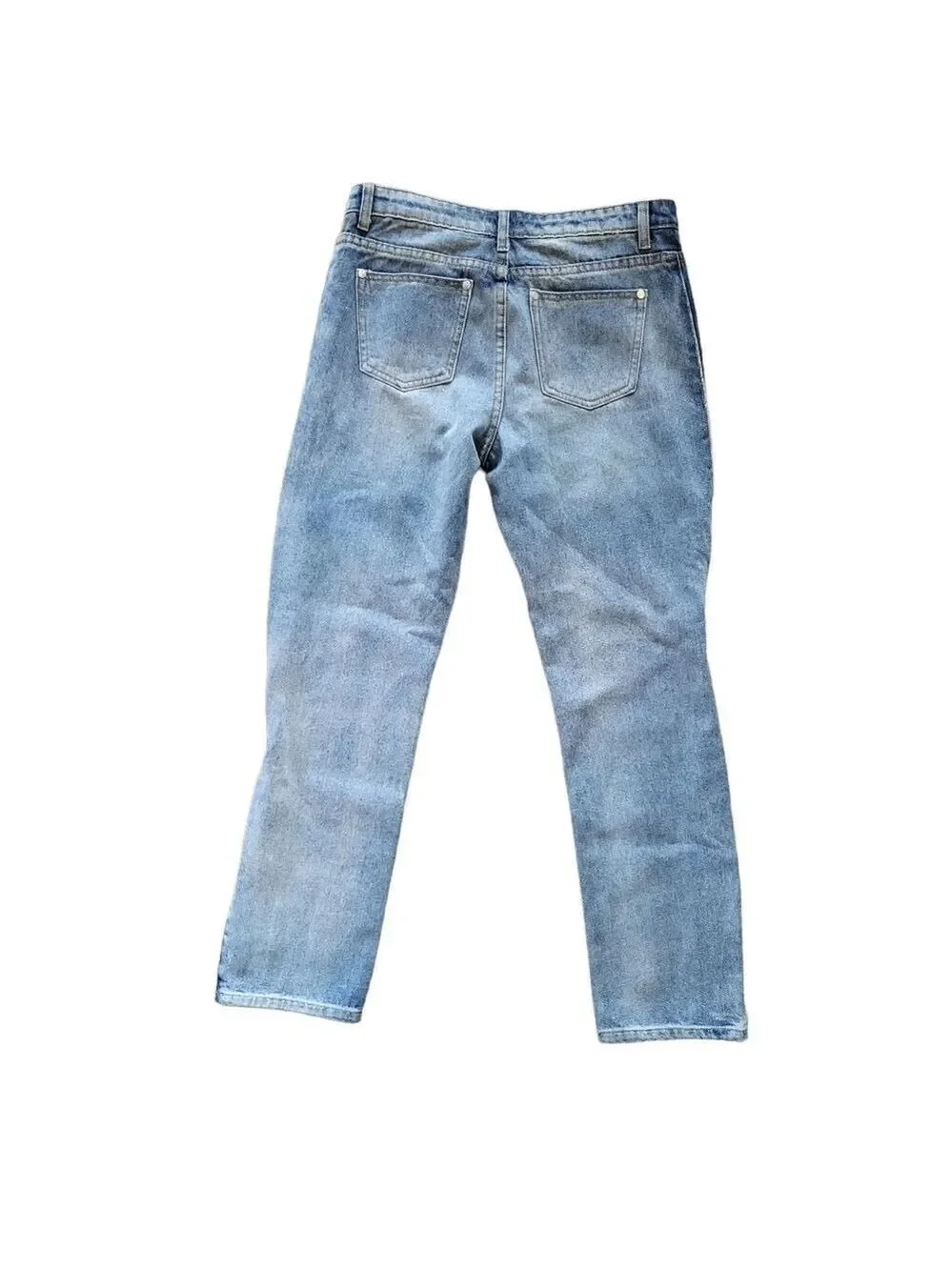 POL Jeans Women's Size 24 Light Wash Denim Two Tone Straight Leg Jeans - Picture 6 of 10
